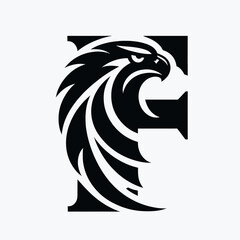 Sleek Black Eagle Logo for Professional Branding