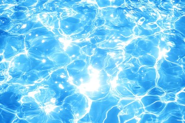 Obraz premium Stunning Blue Water Surface with Sunlight Reflections