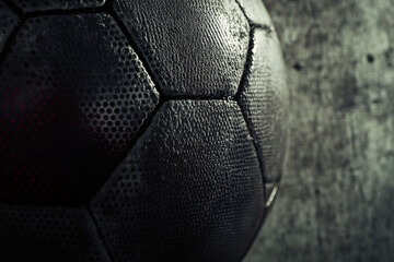 Stylish typography celebrating the beauty of football and one champion