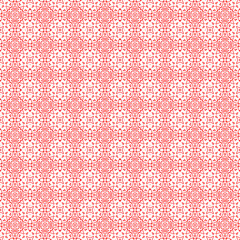 Seamless surface pattern with crossing figures. Symmetric abstract background. Openwork shelves ornament wallpaper. Floral lacy motif. Digital paper for web design, page fills. Vector art illustration