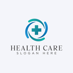 Fototapeta premium Healthcare logo, hospital logo, medical logo, health icon