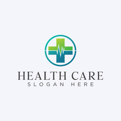 Healthcare logo, hospital logo, medical logo, health icon