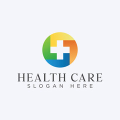 Obraz premium Healthcare logo, hospital logo, medical logo, health icon