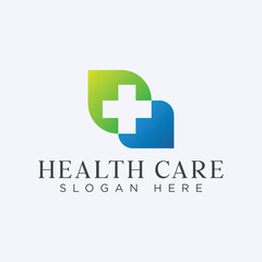Obraz premium Healthcare logo, hospital logo, medical logo, health icon