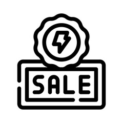 flash sale line icon