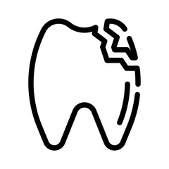 cavity line icon
