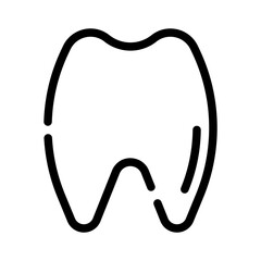 tooth line icon
