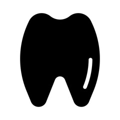 tooth glyph icon
