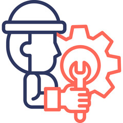 Preventive Maintenance line color icon