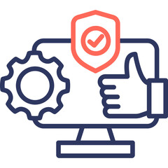 System Reliability line color icon