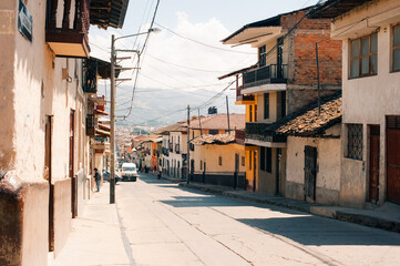 Viewpoint of Santa Apolonia in Cajamarca , Peru - november 2, 2024