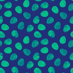 Easter eggs seamless spring pattern for wrapping paper and fabrics