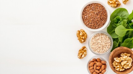 Vibrant Plant-Based Ingredients for Healthy Meal Preparation