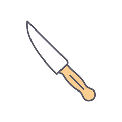 KNIFES vector icon stock illustration