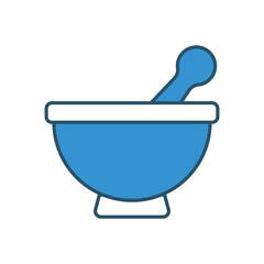 MORTAR vector icon stock illustration