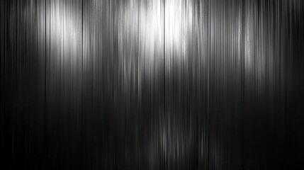 Abstract black and white vertical lines texture with shimmering light effects