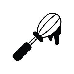 WHISK  vector icon stock illustration