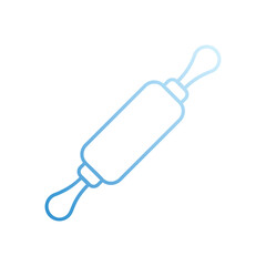 ROLLING PIN vector icon stock illustration