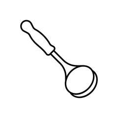 LADLE vector icon stock illustration