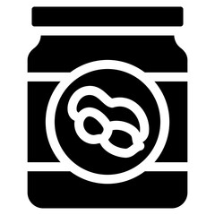 Peanut Butter Icon Element For Design