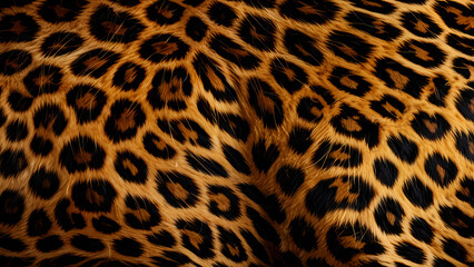 Authentic Leopard Fur Digital Painting