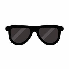 Fototapeta premium Black sunglasses isolated on white background