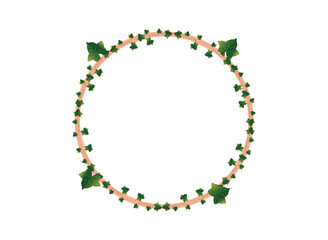 Elegant Green Ivy Border Fram...