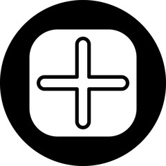 Medical Cross Icon Style
