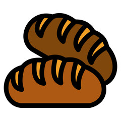 Bread Icon Element For Design