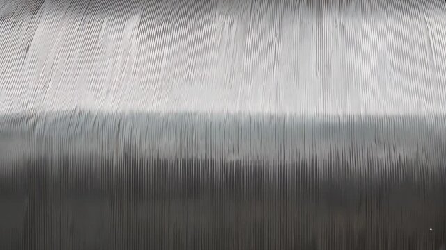 Close-up of brushed metal surface, sleek silver-gray texture, fine parallel lines modern industrial aesthetic