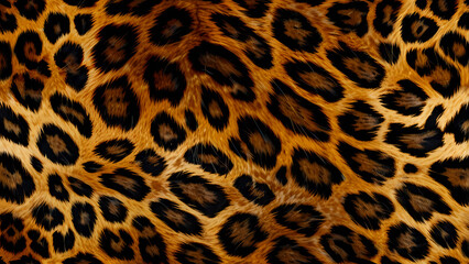 Exotic Leopard Fur Fabric Texture