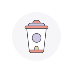 Trash  vector icon stock illustration