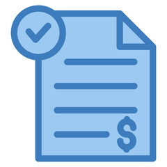 Invoice Icon Element For Design
