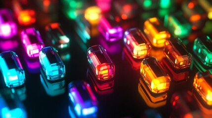 Exploring the future of technology semiconductor nano components laboratory gigapixel closeup high-tech environment detailed view innovation