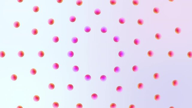 Digital dots circle color in center
