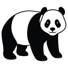 panda bear vector illustration © aiysha