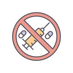 Drug  vector icon stock illustration