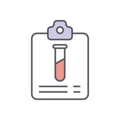 Clipboard  vector icon stock illustration