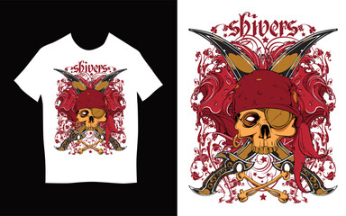 Create unique custom vintage illustration t-shirt design