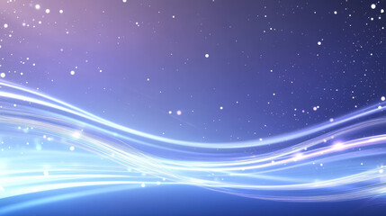 Obraz premium Abstract Blue Starry Sky Technology Background