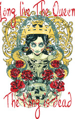 create unique custom vintage illustration 