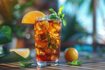 Vibrant Image of Long Island Iced Tea Cocktail