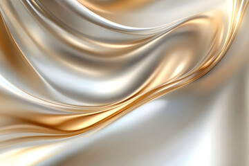 Abstract light gold and light silver flow texture backgrounds abstract curve.