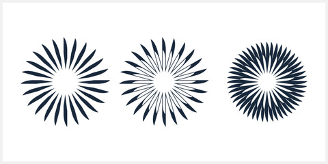 Fototapeta premium Spiral with gray colors lines as dynamic abstract vector background or logo or icon. Yin and Yang symbol.