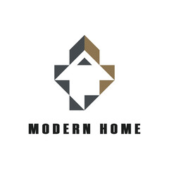 Fototapeta premium modern home logo design creative idea