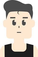 다양한 직업과 연령의 남자 사람 아이콘