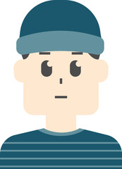 다양한 직업과 연령의 남자 사람 아이콘