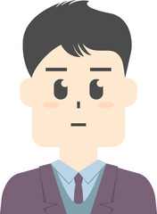 다양한 직업과 연령의 남자 사람 아이콘