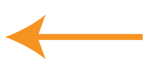 A large black icon with a solid long arrow pointing to the right on a white background