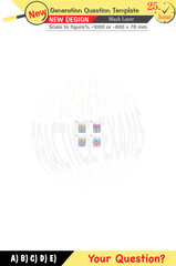 Physics, Physical concepts, High school, middle school, exam question template, numerical lessons, verbal lessons, Next generation problems, for teachers, editable, black layer, eps